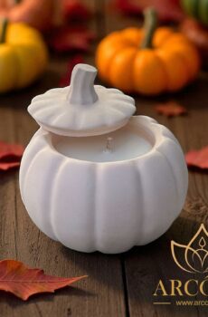 Déco/Bougie "Citrouille"